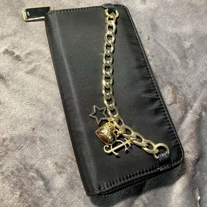 Juicy Couture Zip around nylon wallet